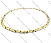 Stainless Steel Magnetic Necklaces - KJN250002
