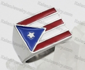 Puerto Rico flag ring KJRA00012