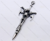 Stainless Steel Devil's Sword Pendant KJP170059