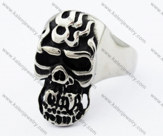 Skull Biker Ring - KJR330016