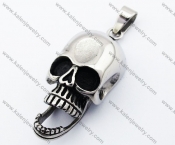 Punk Mouth movable Skull Biker Pendant - KJP330056