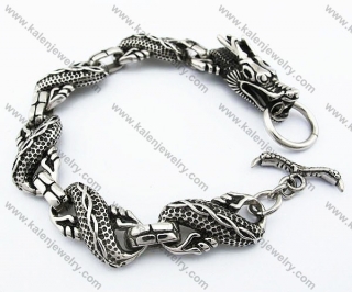 Mens Dragon Biker Bracelet - KJB170052