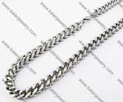 10mm Wide Stainless Steel Necklace KJN200070