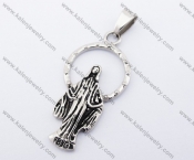 Stainless Steel Mary Pendant KJP330101