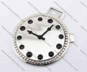 Stainless Steel Clock Pendant KJP330108