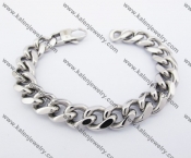 225×13mm Stainless Steel Stamping Bracelet KJB100101