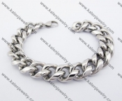 220×15mm Stainless Steel Stamping Bracelet KJB100102