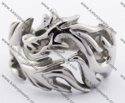 Stainless Steel Wolf Ring KJR170013