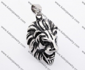 Stainless Steel Lion Head Pendant KJP170295