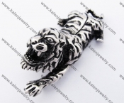 Stainless Steel Tiger Pendant KJP170311