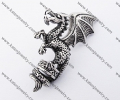 Stainless Steel Dragon Pendant KJP170357