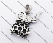 Stainless Steel Cute Elephant Pendant KJP170384