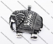 Stainless Steel Elephant Pendant KJP170387