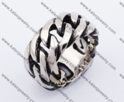 Stainless Steel Biker Ring KJR370228