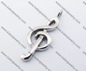 Stainless Steel Musical Note Pendan KJP330118