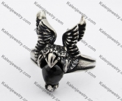 Stainless Steel Wings Ring KJR370284