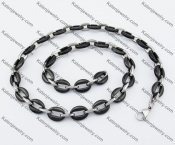 547×10mm Stainless Steel Necklace KJN150195