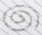 10mm Wide Stainless Steel Necklace KJN380009