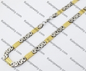 8.5mm Wide Stainless Steel Necklace KJN380015