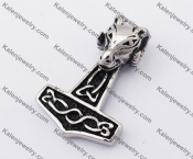 Stainless Steel Thor Hammer Pendant KJP170405