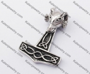 Stainless Steel Thor Hammer Pendant KJP170406