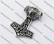 Stainless Steel Thor Hammer Pendant KJP170413