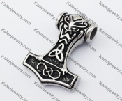 Stainless Steel Thor Hammer Pendant KJP170414