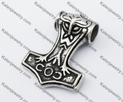 Stainless Steel Thor Hammer Pendant KJP170416