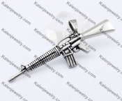 Stainless Steel U.S. M16 Automatic Rifle Pendant KJP170476