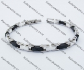 200×3mm Stainless Steel with Ceramics Bracelet KJB550698