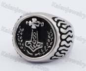 Flames Thor Hammer Ring KJR330151