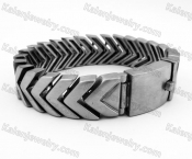 18mm wide Big Frosted Bracelet KJB100121