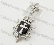 Stainless Steel Crusader Pendant KJP600038