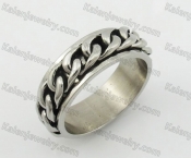 Stainless Steel Biker Rotatable Ring KJR350274