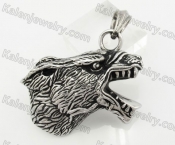 Stainless Steel Wolf Pendant KJP170672