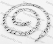 Stainless Steel Figaro Chain KJN540007