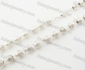 Silver Plating Stainless Steel Necklace KJN750013