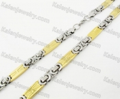 Stainless Steel Necklace KJN750051