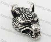 Stainless Steel Wolf Pendant KJP090463