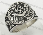 Stainless Steel Masonic Ring KJR090402