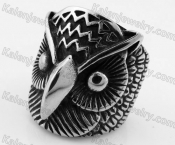 Stainless Steel Owl Ring KJR370585