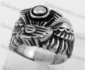 Steel Motorcycle Engine Biker Ring KJR370605