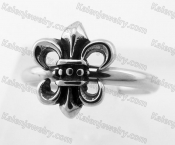 Stainless Steel Fleur De Lis Ring For Girls KJB490005