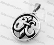 Stainless Steel Fleur De Lis Pendant KJP370081