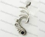 Stainless Steel Devil Wing Pendant KJP170766