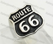 Stainless Steel Route 66 Ring KJR170052