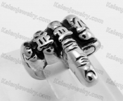 Stainless Steel Middle Finger Ring KJR170055