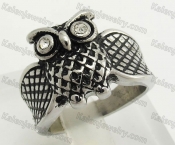 Stainless Steel Owl Ring KJR170060