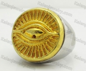 Stainless Steel All-seeing Eye Ring KJR350376