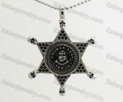 Stainless Steel Hexagram Pendant KJP560022